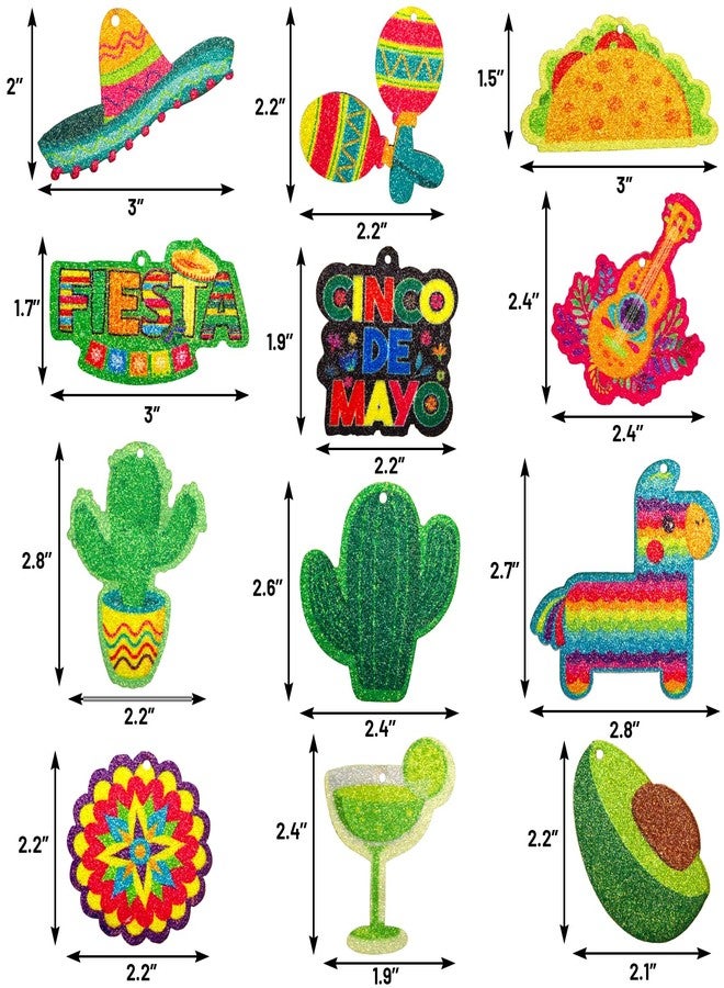 Fancy Land 12PCS Cinco De Mayo Necklaces Fiesta Necklaces Bead Mexican Party Favors Decoration Accessories - Image 3